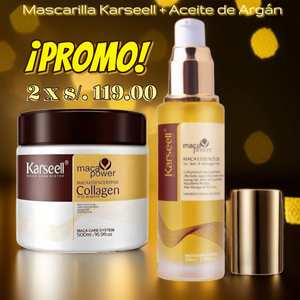 MEGA OFERTA, MASCARILLA KARSEELL + ACEITE DE ARGAN