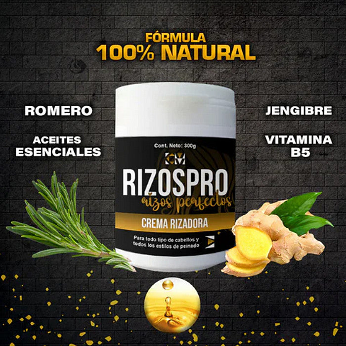 RIZOSPRO - TRATAMIENTO DE CREMA RIZADORA 100% EFECTIVO